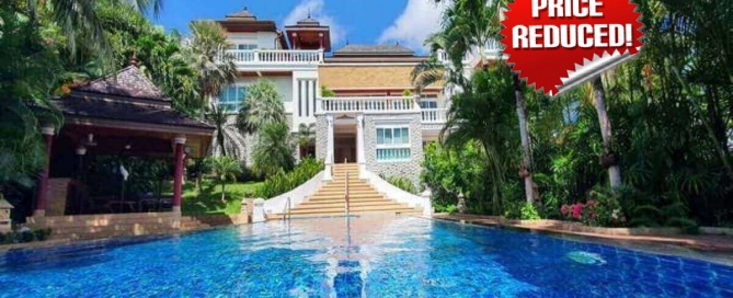 5-bedroom sea view pool villa for sale on a large 1,517 Plot in Koh Sirey, Phuket price reduced PSV-KSR-1198