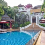 5-bedroom sea view pool villa for sale on a large 1,517 Plot in Koh Sirey, Phuket exterior and lap pool PSV-KSR-1198