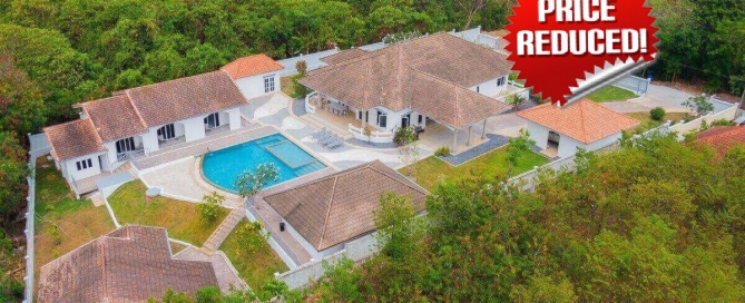 10-bedroom pool villa estate for sale on large 3,200 sqm plot in Nai Harn, Phuket price reduced PSV-NAH-1219