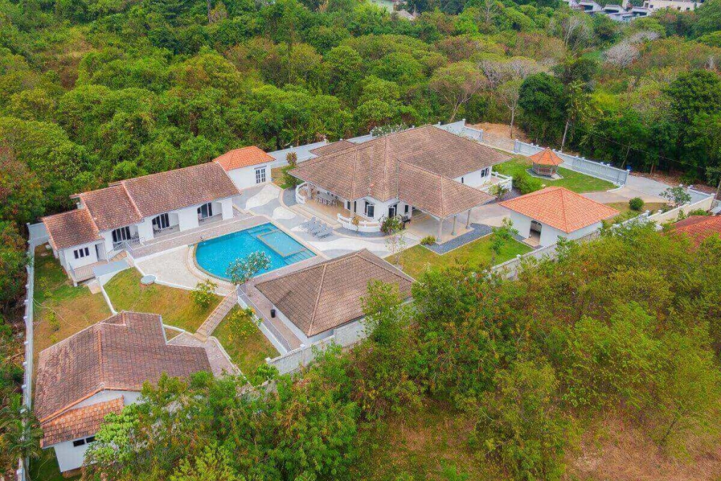 10 Bedroom Resort Style Pool Villa Estate on Large 3,200 Sqm Plot for Sale in Nai Harn, Phuket