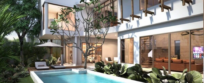 Villa con piscina e 3 camere da letto in vendita nell'area di Manik, a 7 minuti dall'inizio a Cherng Talay, Phuket