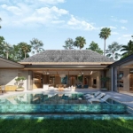 3-5 Bedroom With Study Room Modern Tropical Pool Villas for Sale in Cherng Talay, Phuket