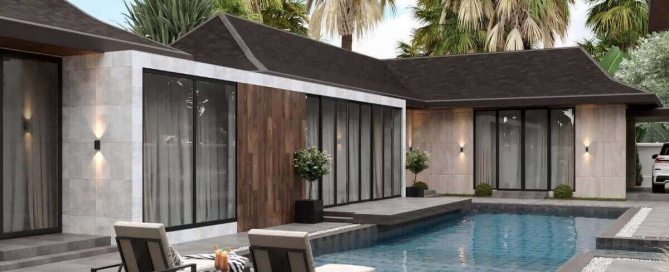 Im Jahr 4 renovierte Poolvilla mit 2024 Schlafzimmern neben Laguna zum Verkauf in Cherng Talay, Phuket