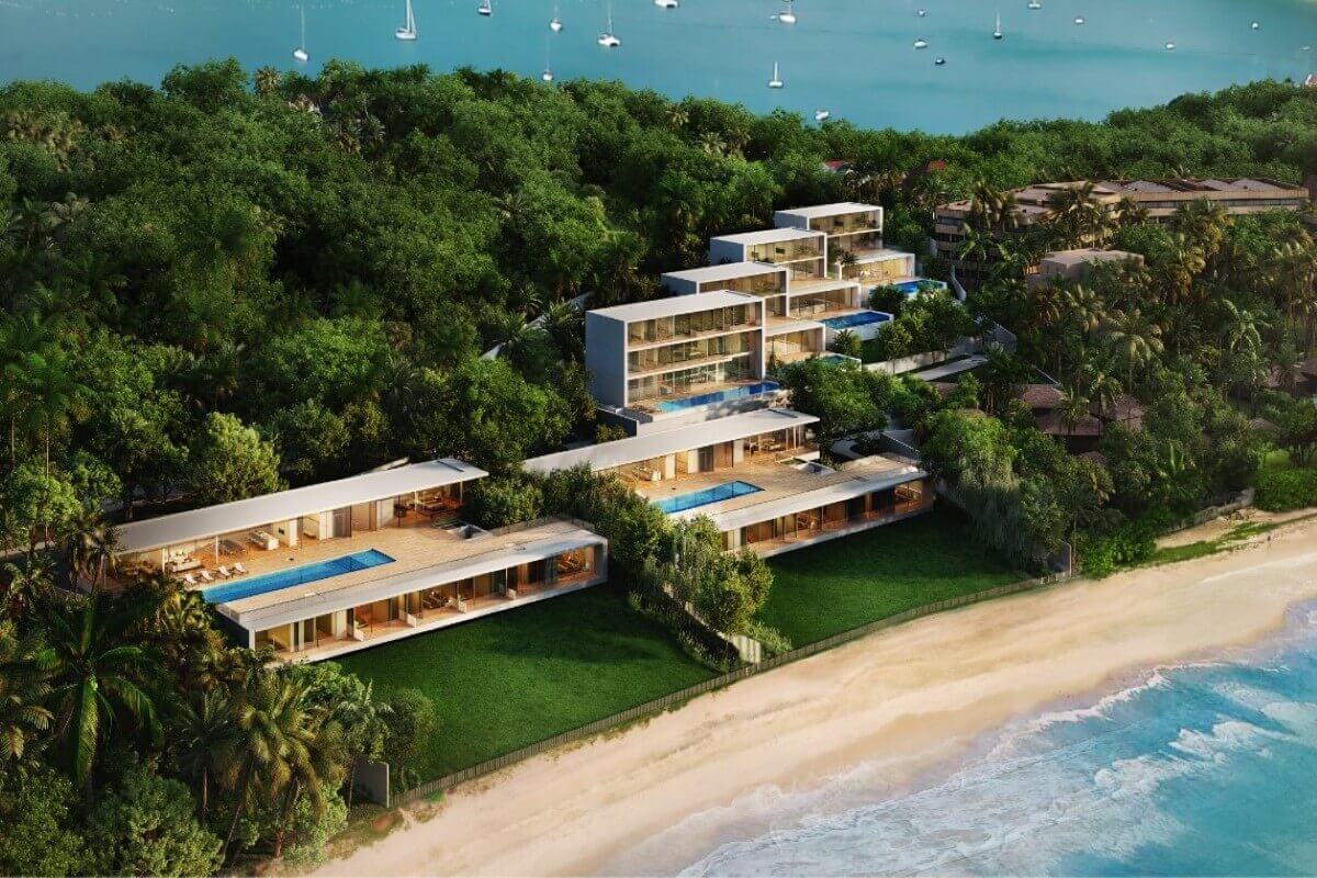 Villas de 4 à 6 chambres avec piscine en bord de mer sur de grands terrains à vendre à Cape Panwa, Phuket