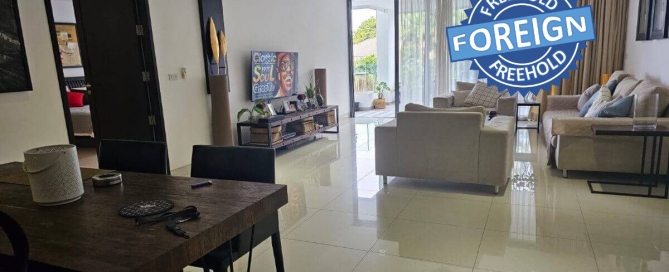 Condo étranger en pleine propriété de 3 chambres à vendre par le propriétaire près des plages de Surin et Bang Tao, Phuket