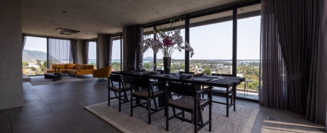 2-3 Bedroom Loft Style Penthouse Condos with Views of Chalong Bay for Sale near Rawai Seafront, Phuket