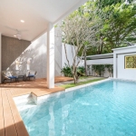 3-bedroom foreign freehold condo pool villa for sale near Bang Tao Beach, Phuket undercover pool deck PSV-BAN-1240