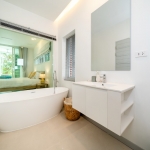 3-bedroom foreign freehold condo pool villa for sale near Bang Tao Beach, Phuket bathroom and bedroom 2 PSV-BAN-1240