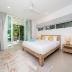 3-bedroom foreign freehold condo pool villa for sale near Bang Tao Beach, Phuket bedroom 2 and terrace PSV-BAN-1240