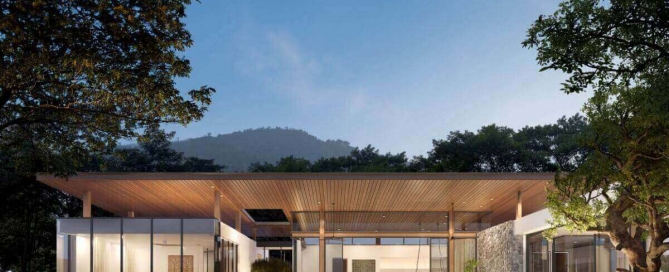 3-4 Bedroom Modern Tropical Pool Villas for Sale near Pru Jampa in Thep Krassatri, Thalang, Phuket