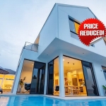 4 bedroom Scandinavian pool villa for sale in Cherng Talay, Phuket – exterior photograph, price reduced
