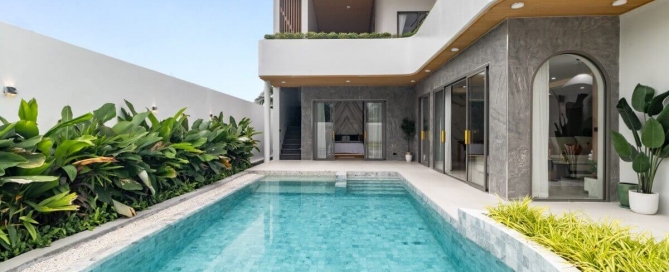 4 Bedroom 2 Storey Family Pool Villas for Sale 5 Mins to Headstart in Bang Jo, Cherng Talay, Phuket