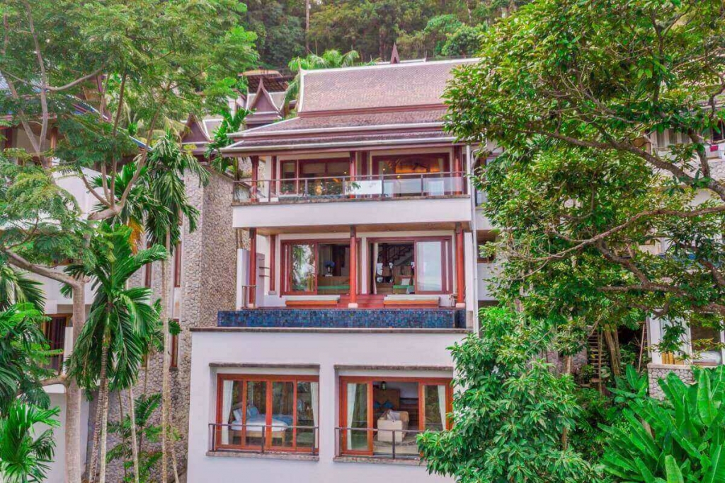 4 Bedroom Hillside Pool Villa with Sea & Mountain Views for Sale near Surin Beach, Phuket