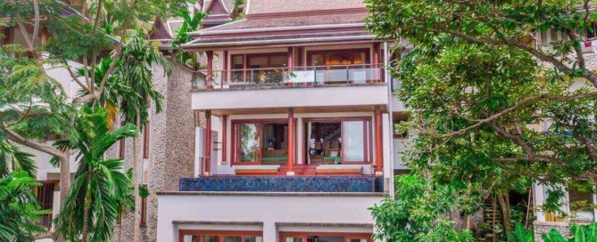 4 Bedroom Hillside Pool Villa with Sea & Mountain Views for Sale near Surin Beach, Phuket