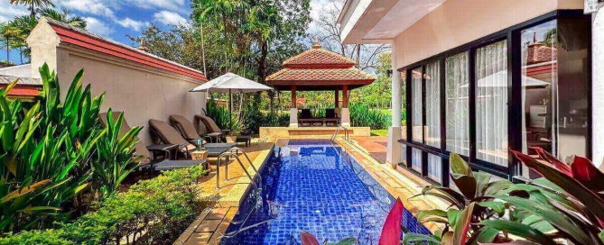 3 Bedroom Pool Villa Overlooking Lagoon for Sale in Laguna, Phuket