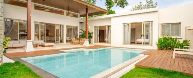 3-4 BedroomTropical Pool Villas for Sale in Ban Don near the Laguna area in Thalang, Phuket