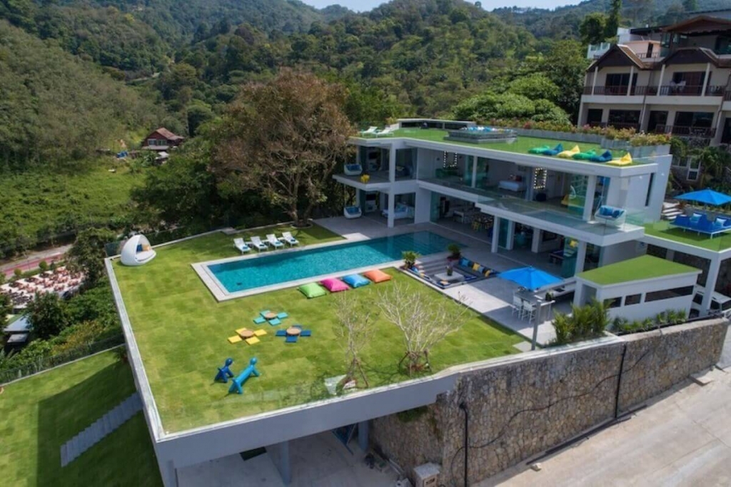 5 Bedroom Holiday Style Pool Villa on Large 1,800 Sqm Plot for Sale near Patong Beach, Phuket