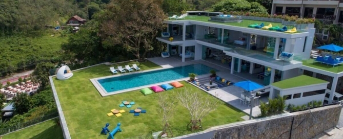 5 Bedroom Holiday Style Pool Villa on Large 1,800 Sqm Plot for Sale near Patong Beach, Phuket