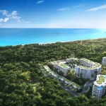 1-bedroom sea view condos near Layan Beach, Phuket aerial view to the sea PSC-LAY-1271