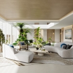 1-bedroom sea view condos near Layan Beach, Phuket lobby lounge PSC-LAY-1271