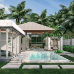 3-4 Bedroom Single Storey Tropical Pool Villas for Sale near the Laguna area in Cherng Talay, Phuket