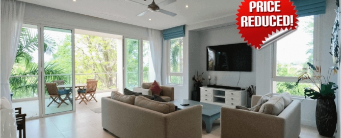 3 Bedroom 220 Sqm Lake View Condo for Sale 3 Minutes to Layan Beach, Phuket