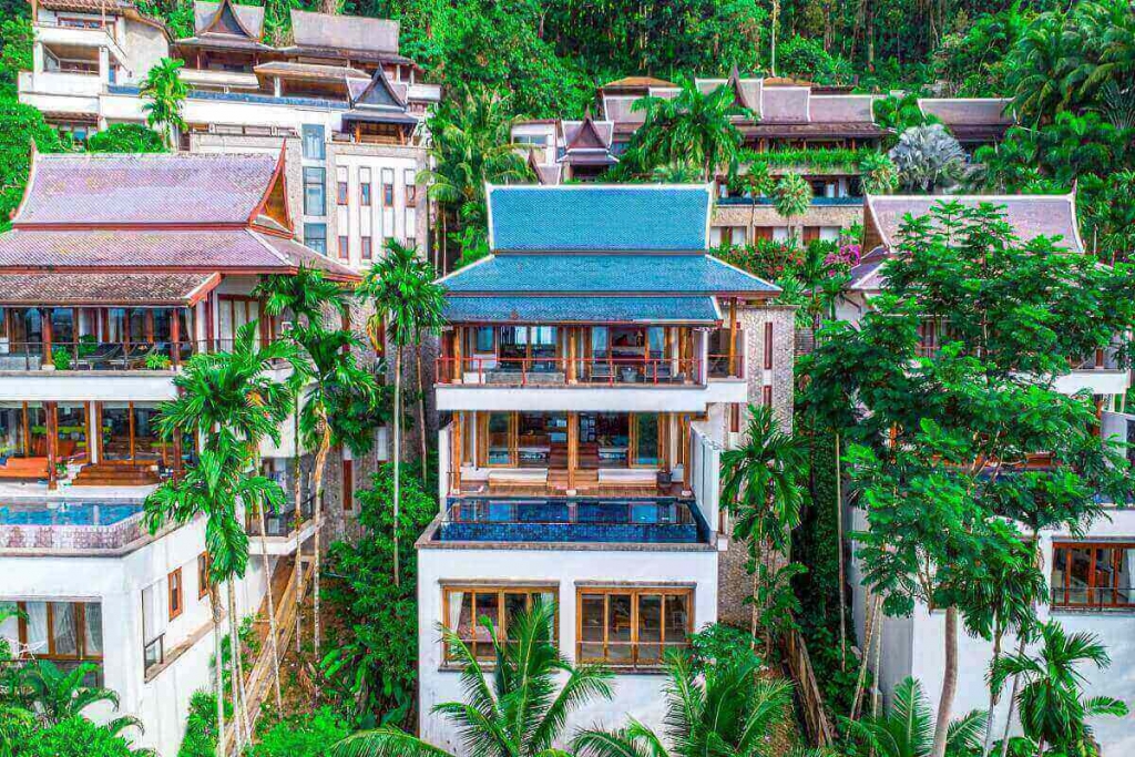 4 Bedroom Hillside Pool Villa with Sea & Mountain Views for Sale near Surin Beach, Phuket