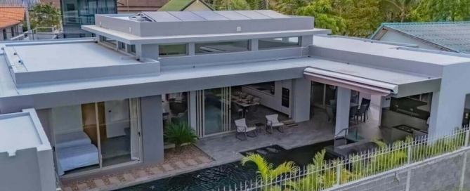 4 Bedroom Brand New Pool Villa for Sale 1.2km from Nai Harn Beach in Rawai, Phuket