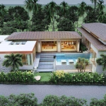 4 Bedroom Courtyard Style Pool Villas on Large Plots for Sale in Bandon-Cherng Talay, Phuket