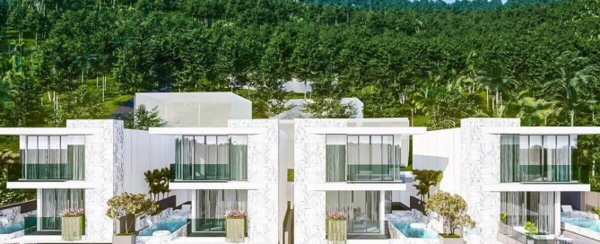 3 Bedroom Hillside Pool Villas for Sale near Kata Beach & Karon Beach, Phuket