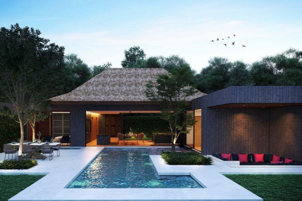 3 Bedroom Tropical Pool Villas for Sale near Marriott Resort & Spa on Nai Yang Beach, Phuket