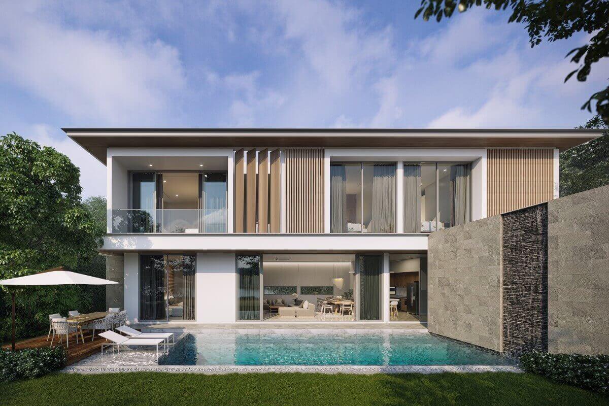 4 Bedroom 2 Storey Family Pool Villas for Sale Walk to Rawai Beach, Phuket