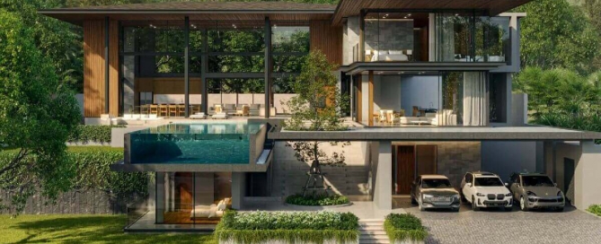 4-5 Bedroom Modern Luxury Pool Villas for Sale near Kamala Beach, Phuket