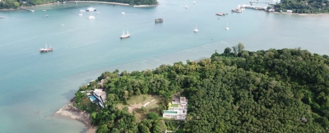 5,284 Sqm Oceanfront Land for Sale at the Tip of a Peninsula in Cape Panwa, Phuket