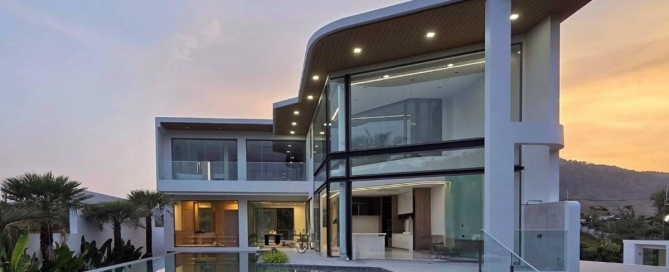 5+1 Bedroom Pool Villa for Sale with Panoramic Views over Loch Palm Golf Course in Kathu, Phuket