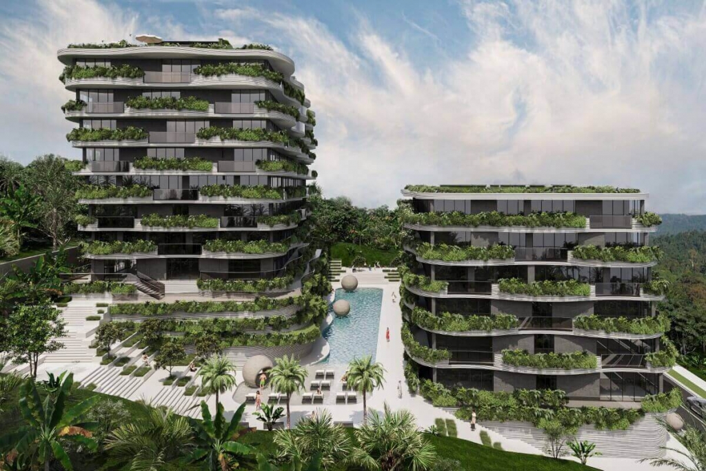 Studio to 3 Bedroom Hillside Condos for Sale near Rawai Beach & Nai Harn Beach, Phuket