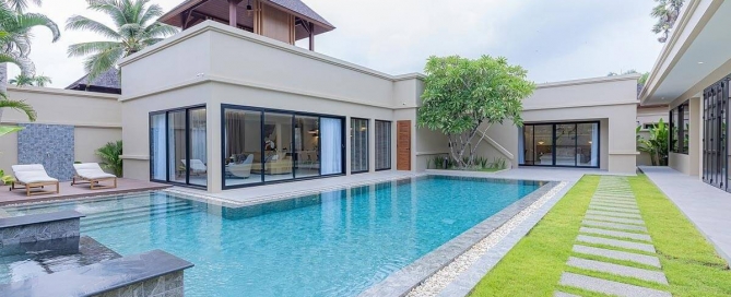 3 Bedroom Balinese-Inspired Modern Pool Villa for Sale Walk to Bang Tao Beach, Phuket