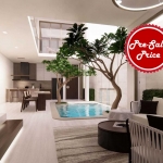 3 Bedroom Villas with Semi-Indoor Courtyard Pool for Sale in Srisoonthorn, Thalang, Phuket