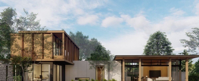 3-4 Bedroom Modern Tropical Pool Villas for Sale 10 Mins to HeadStart International School in Cherng Talay, Phuket
