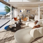 4-7 bedroom hillside sea view pool villas near Kata Beach, Phuket living area PSV-KAT-1314