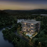 1-3 bedroom pet-friendly lakeside condos for sale near Laguna Phuket - aerial view