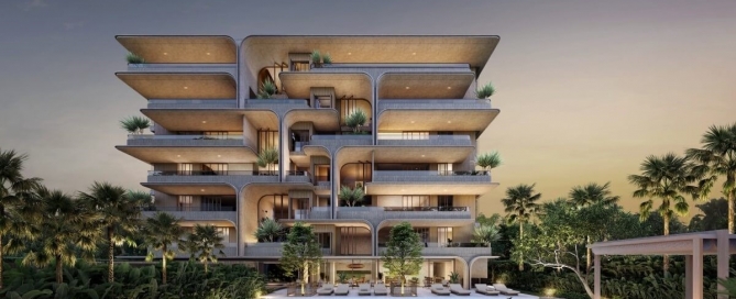 1-3 bedroom pet-friendly lakeside condos for sale near Laguna Phuket - exterior view