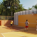 3-5 bedroom pool villas near BCIS in Chalong, Phuket basketball court PSV-CHA-1325