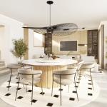 3-5 bedroom pool villas near BCIS in Chalong, Phuket dining area PSV-CHA-1325