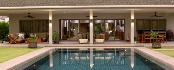 5 Bedroom Single Storey Pool Villa on Large 1,540 Sqm Plot for Sale in Cherng Talay, Phuket
