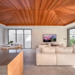 3-4 bedroom pool villas near ISP in Rawai, Phuket living and dining area with sliding glass doors PSV-RAW-1078