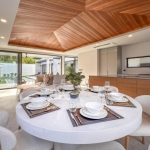 3-4 bedroom pool villas near ISP in Rawai, Phuket open plan living dining and kitchen area with pool access PSV-RAW-1078