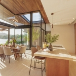 3-4bedroom pool villa near Bang Niew Dam in Baan Manik, Phuket kitchen with breakfast island and dining area PSV-MNK-1329