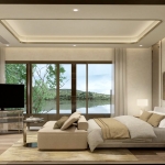 3-6 bedroom lakeside pool villas near HeadStart in Cherng Talay, Phuket bedroom with lake view PSV-CHE-1334