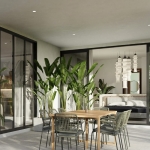 3-bedroom mountain view villas with large pools in Baan Manik, Phuket outdoor dining PSV-MNK-1330
